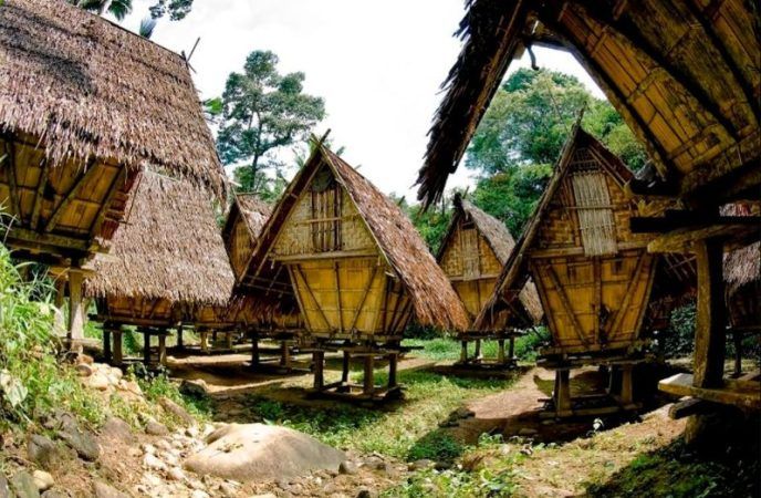 foto rumah di baduy